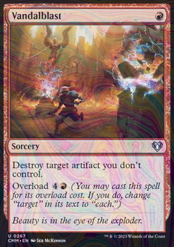 Foil Vandalblast - Commander Masters | MTG Card - Image 3