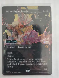 Magic: The Gathering Bitterbloom Bearer Serial Numbered Foil ECL 2026 M0352 - Image 1
