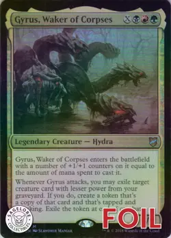 Gyrus, Waker of Corpses - Foil - Commander 2018 - 41 LP - Image 1