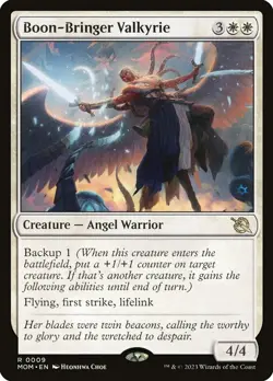 MOM BOON-BRINGER VALKYRIE 1x Rare Magic March of the Machine MTG NM - Image 1