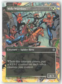 Web-Warriors (Borderless) U Marvel's Spider-Man 203 NM Non-Foil - Image 1