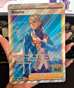 Pokemon Go Blanche jumbo card SWSH227 NM Brazil exclusive - Portuguese - Image 1