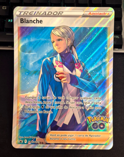 Pokemon Go Blanche jumbo card SWSH227 NM Brazil exclusive - Portuguese - Image 2