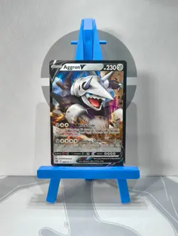 Aggron V - Sword & Shield: Brilliant Stars - 096/172 - Ultra Rare - Pokemon TCG - Image 1