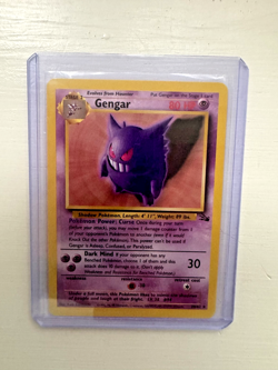 Pokemon TCG Gengar 20/62 Fossil - Non Holo Rare - NM - Image 1