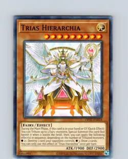 Yu-Gi-Oh TCG Trias Hierarchia OP25-EN018 Unlimited Regular Common Card NM - Image 1