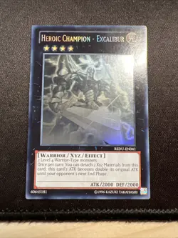 Yugioh! Heroic Champion - Excalibur - REDU-EN041 - Ghost Rare - NM - Image 1