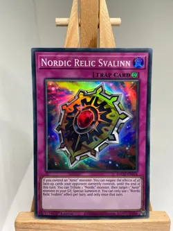 Nordic Relic Svalinn - Super Rare 1st Edition BACH-EN074 - NM - YuGiOh - Image 1