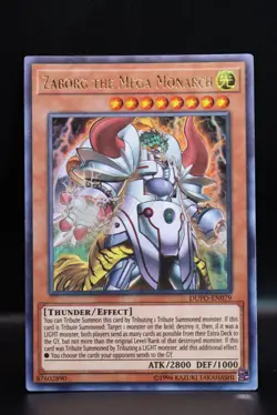 Yugioh! Zaborg The Mega Monarch - DUPO-EN079 - Unlimited - Ultra Rare - Nm - Image 1