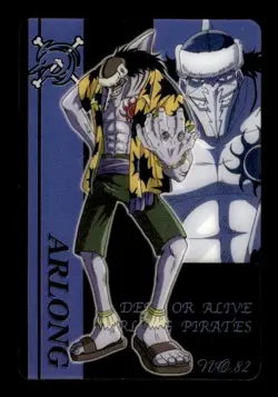 Arlong No. 82 Bandai Japanese One Piece Card ~ HP - Image 1