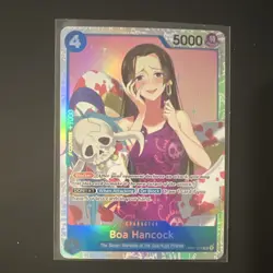 Namco One Piece Boa Hancock OP01-078 Super Rare Character Foil 5000 Power - Image 1