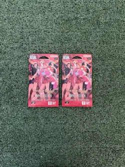2 X One Piece HEROINES EDITION EB-03 Booster Pack Sealed Factory Sealed Sleeve - Image 1