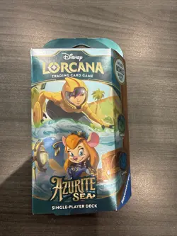 Disney Lorcana: Azurite Sea Starter Deck - Emerald and Sapphire - Image 1