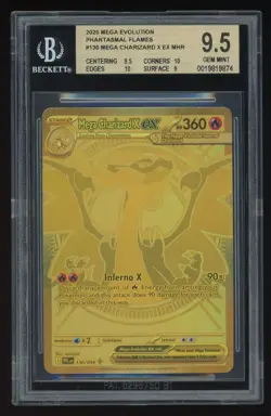 2025 Pokemon Phantasmal Flames Mega Charizard X EX MHR 130/094 - BGS 9.5 - Image 1
