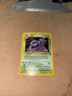 Pokemon Muk TCG Fossil Card 13/62 Holo Unlimited Rare LP Condition - Image 2