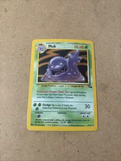 Pokemon Muk TCG Fossil Card 13/62 Holo Unlimited Rare LP Condition - Image 3