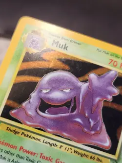 Pokemon TCG Muk Fossil 13/62 Holo Unlimited Holo Rare - Image 4