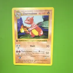 Pokemon Charmeleon 1st Edition Uncommon Base Set Shadowless 024/102 80 HP - Image 1