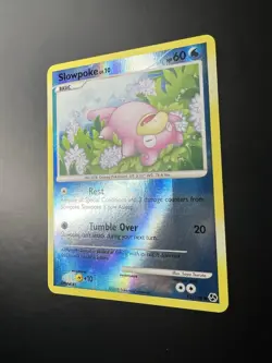 2008 Pokemon Diamond & Pearl Great Encounters Slowpoke Reverse Holo #82/106 - Image 2