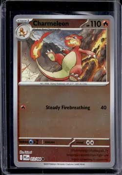 2025 Pokemon Phantasmal Flames Charmeleon Common #012/094 - Image 1