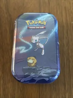 Pokemon Kanto Power Mini Tin Mew Psyduck Factory Sealed Tin - 2 Booster Packs - Image 1
