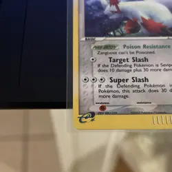 Pokemon Zangoose 14/100 EX Sandstorm Holo Rare 70 HP Basic English - Image 2