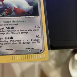 Pokemon Zangoose 14/100 EX Sandstorm Holo Rare 70 HP Basic English - Image 3