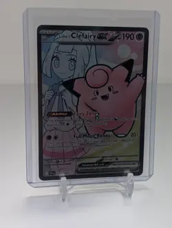 Pokemon TCG Lillie's Clefairy ex 173/159 Sv09 Journey Together Ultra Rare Holo - Image 1