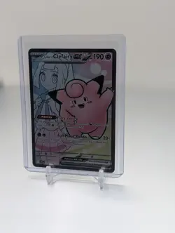 Pokemon TCG Lillie's Clefairy ex 173/159 Sv09 Journey Together Ultra Rare Holo - Image 2