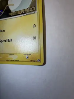 Pokemon TCG Voltorb EX Emerald Reverse Holo Common 71/106 2005 50 HP - Image 2