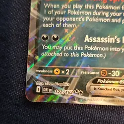 Pokemon Team Rocket's Crobat ex 122/182 DRI Double Rare Prize Pack - Image 5