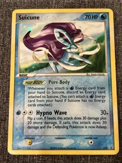 2005 Suicune 030 Pokemon TCG Black Star Holo Rare Promo - Image 1