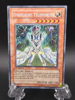Overdrive Teleporter [1st Edition] CSOC-EN083 YuGiOh Crossroads of Chaos Secret - Image 1