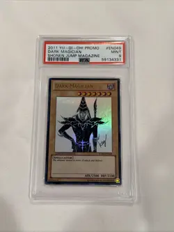 PSA 9 DARK MAGICIAN JUMP-EN049 SHONEN JUMP ULTRA PROMO YUGIOH KAZUKI TAKAHASHI - Image 1