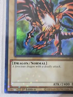 Yugioh! LP Red-Eyes Black Dragon - HAC1-EN003 - Ultra Rare - 1st Edition (Duel T - Image 4