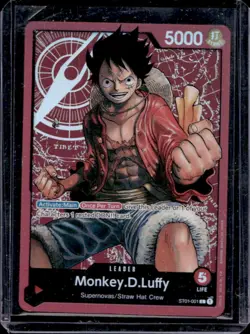 2022 One Piece Romance Alternate Art Monkey D. Luffy Revision Pack #ST01-001 - Image 1