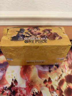 One Piece TCG DISPLAY 12x Mini Tin Pack Set VOL. 2 Tins are sealed new English - Image 1