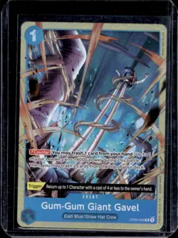 2024 One Piece The Best Gum-Gum Giant Gavel Common #OP03-055 - Image 1