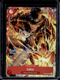 2025 One Piece Illustration Box Volume 5 Sabo Super Rare #OP05-007 - Image 1