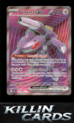 Genesect ex - 161/086 161/086 Pokemon Ultra Rare SV: Black Bolt Card NM - Image 1