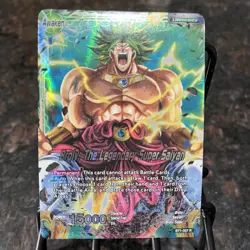 Broly the Legendary Super Saiyan Leader Foil Dragon Ball Super Card Game | NM - Image 1