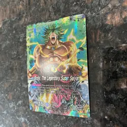 Broly the Legendary Super Saiyan Leader Foil Dragon Ball Super Card Game | NM - Image 2