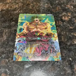 Broly the Legendary Super Saiyan Leader Foil Dragon Ball Super Card Game | NM - Image 4