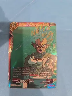 Universe 7 Saiyan Prince Vegeta TB1-004 SPR Dragon Ball Super Card Game NM - Image 1