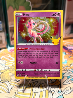 Mew 011/025 Holo Rare Celebrations Pokemon Card - Lp - Image 1