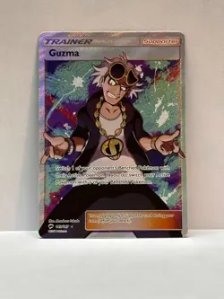 Pokemon Card Guzma 143/147 Burning Shadows Ultra Rare Trainer NM - Image 1