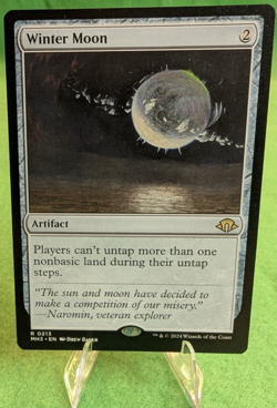 x1 Winter Moon - Modern Horizons 3 (MH3) Regular #213 Artifact - Image 1