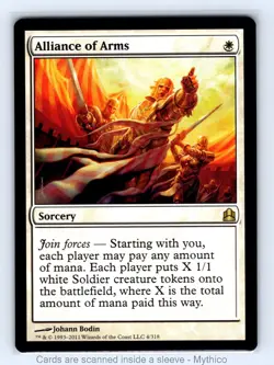 MTG Alliance of Arms Commander - NM - Image 1
