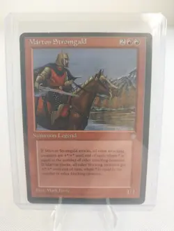 Vintage MTG Magic the Gathering Marton Stromgald Ice Age (#199) LP - Image 1