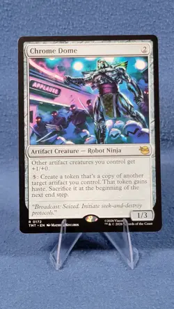 Chrome Dome Teenage Mutant Ninja Turtles 172 MTG NM - Image 1